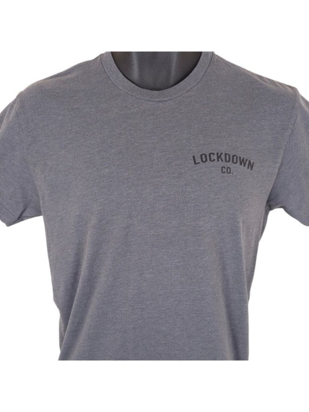 Lockdown T Shirt Mens Size Small Gray Streetwear